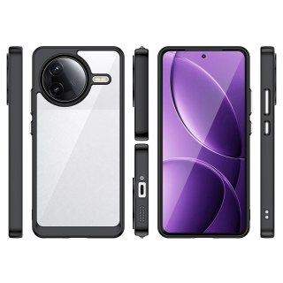 Etui Outer Space Case z żelową ramką na Xiaomi Poco F7 Ultra - czarne