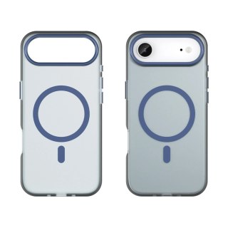 Etui Magnetic Abrasive na iPhone 17 Air kompatybilne z MagSafe - matowe niebieskie