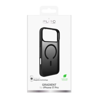 Etui Puro Gradient TPU kompatybilne z MagSafe na iPhone 17 Pro - czarne