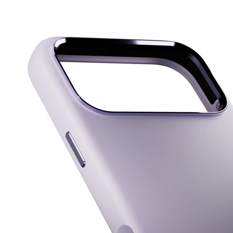 Etui silikonowe Puro Icon Mag Pro Liquid Silicone na iPhone 17 Pro kompatybilne z MagSafe, z ochroną aparatu i aluminiowymi przy