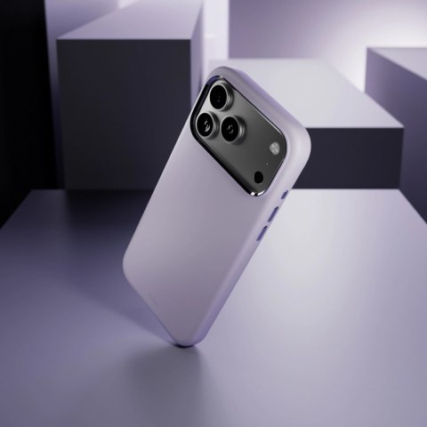 Etui silikonowe Puro Icon Mag Pro Liquid Silicone na iPhone 17 Pro kompatybilne z MagSafe, z ochroną aparatu i aluminiowymi przy