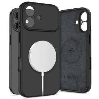 Etui Tech-Protect Silicone MagSafe na iPhone 17 - czarne
