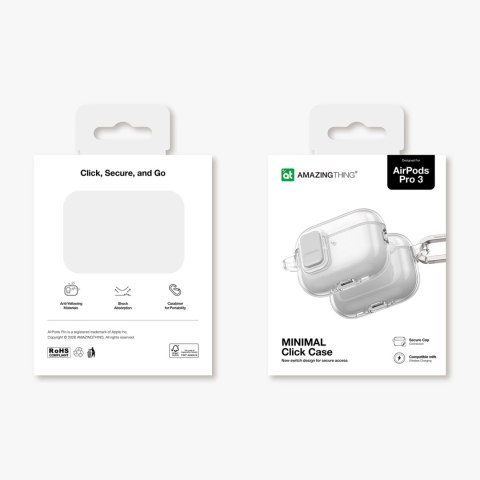 Etui AMAZINGTHING Minimal Case do AirPods Pro 3 - przezroczyste