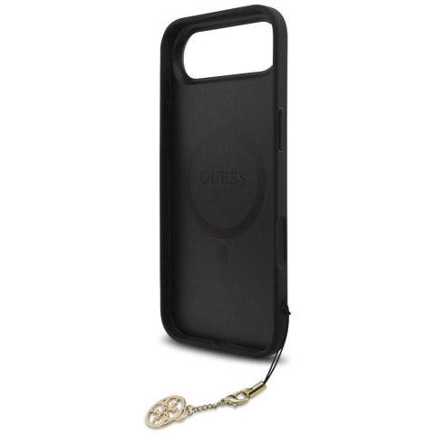 Etui Guess 4G Charms Collection MagSafe na iPhone Air - czarne