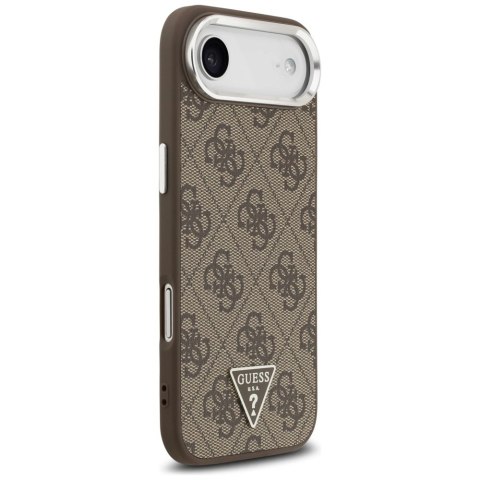 Etui Guess 4G Triangle Logo MagSafe na iPhone Air - brązowe