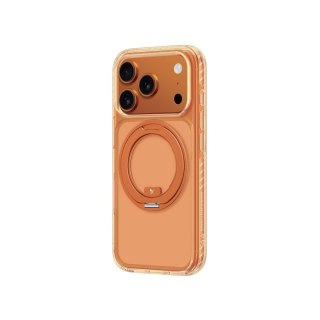 Etui AMAZINGTHING Titan Pro Spin na iPhone 17 Pro kompatybilne z MagSafe - pomarańczowe