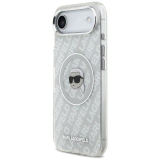 Etui Karl Lagerfeld IML Karl Head Logo MagSafe na iPhone Air -szare