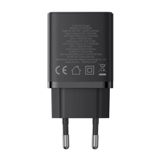 Ładowarka sieciowa Baseus Cube Pro 30W USB-C USB-A - czarna