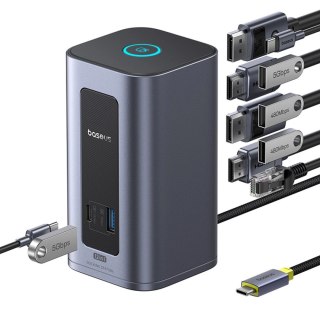 Stacja dokująca Baseus Nomos NU1 Air Spacemate 12w1 - szara