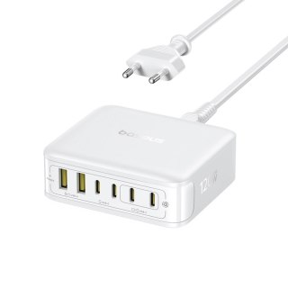 Stacja ładująca Baseus EnerFill FH21 120W 4xUSB-C + 2xUSB-A - biała