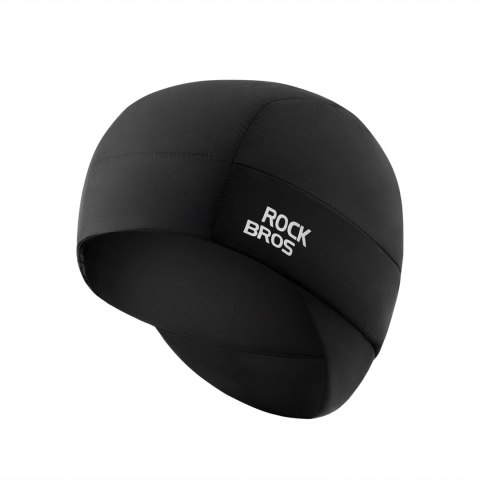 Czapka rowerowa Rockbros M015 zimowa dwustronna rozmiar 54-61 cm - czarna