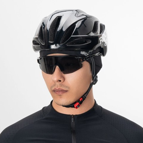Czapka rowerowa Rockbros M015 zimowa dwustronna rozmiar 54-61 cm - czarna
