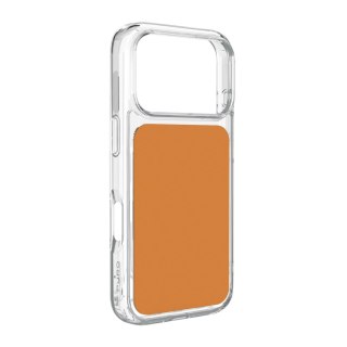 Etui Puro Plate Mag na iPhone 17 Pro Max kompatybilne z MagSafe - pomarańczowe