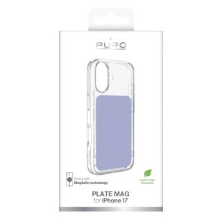 Etui Puro Plate Mag na iPhone 17 kompatybilne z MagSafe - fioletowe