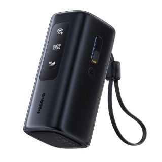 Powerbank Baseus EnerGeek GX11 MiFi 20000mAh 67W z funkcją Wi-Fi - czarny
