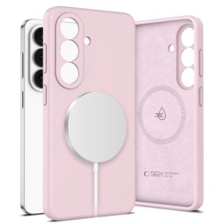 Etui Tech-Protect Silicone MagSafe na Samsung Galaxy S26 - różowe