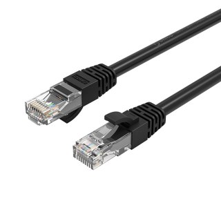 Kabel sieciowy Ethernet Orico PUG-C6 CAT6 1000Mbps RJ45 internetowy LAN okrągły 15 m - czarny