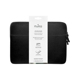 Torba Puro Slim Pocket na laptopa 14" - czarna