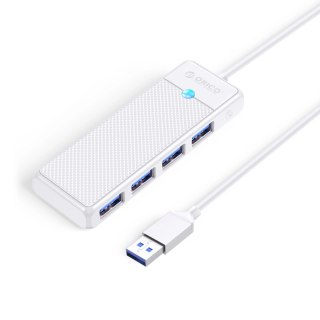 Hub USB Orico PAPW4A-U3 4-portowy 4x USB-A 3.0 1 m - biały