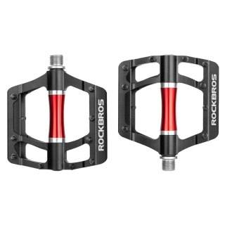Pedały rowerowe Rockbros 2020-12CBK platformowe aluminiowe - czarne