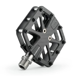 Pedały rowerowe Rockbros C525 z włokna węglowego platformowe - czarne