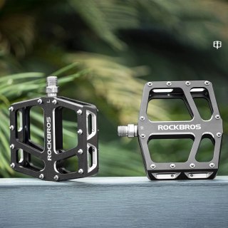 Pedały rowerowe Rockbros K399-BK platformowe szerokie - czarne
