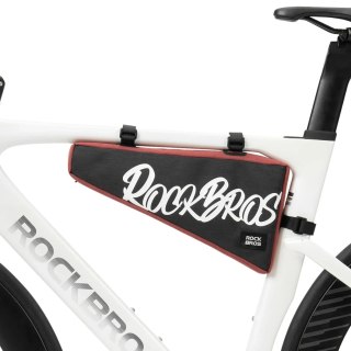 Torba rowerowa Rockbros G008 Flash Journey na ramę trójkątna XL 1,9 l - czarno-czerwona