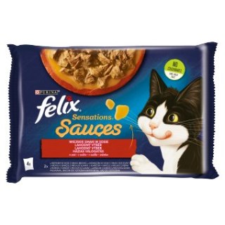 Felix Sensations Sauces Karma Dla Kota Wiejskie Smaki W Sosie 4x85g