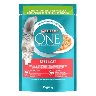 Purina One Sterilcat Karma Dla Kota Z Indykiem I Zieloną Fasolką 85g