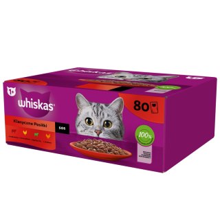 Whiskas Adult Saszetki Klasyczne Posiłki - Mokra Karma
