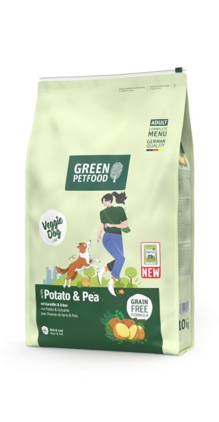 GREEN PETFOOD VeggieDog Grainfree - Karma wegetariańska dla psów, 10 kg