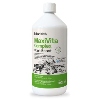 Lab-v MaxiVita Complex — płynna multiwitaminowa mieszanka paszowa uzupełniająca dla drobiu, gołębi i zwierząt gospodarskich, 100