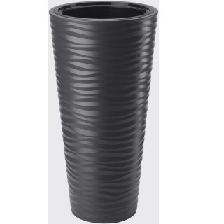 Donica Sahara Dunes Slim okrągła 35 - czarny