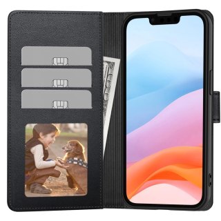 Etui Tech-Protect Wallet na iPhone 16e / 17e - czarny mat