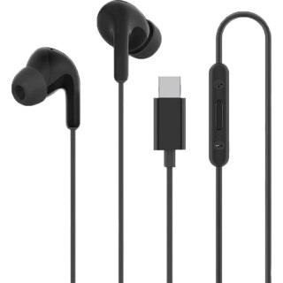 Słuchawki przewodowe Xiaomi BHR8930GL dokanałowe USB-C z pilotem - czarne