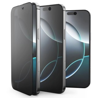 Szkło prywatyzujące Tech-Protect Anti Spy Glass Pro+ 2-pack na iPhone 17e / 16e / 14 / 13 Pro / 13 - czarne