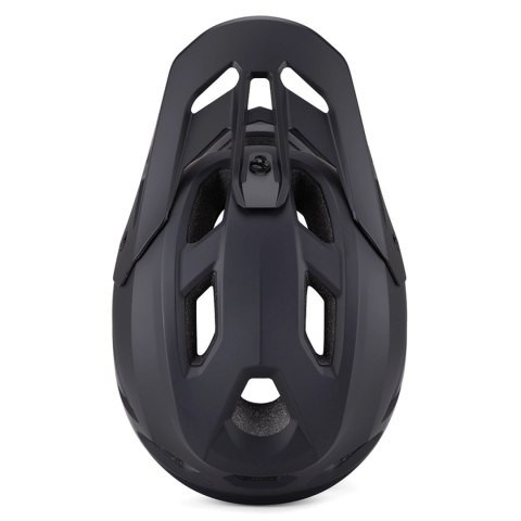 Kask rowerowy fullface Wozinsky z odpinanym daszkiem 60-62 cm - czarny