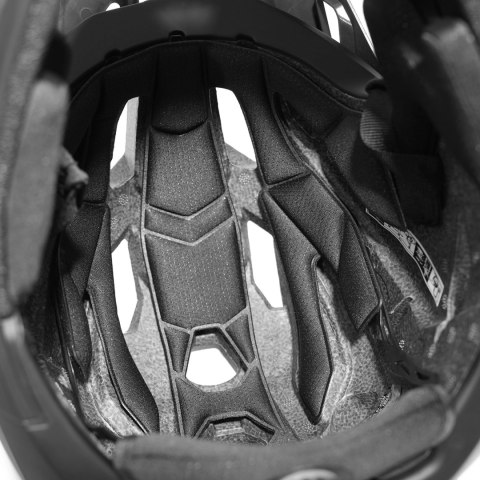 Kask rowerowy fullface Wozinsky z odpinanym daszkiem 60-62 cm - czarny