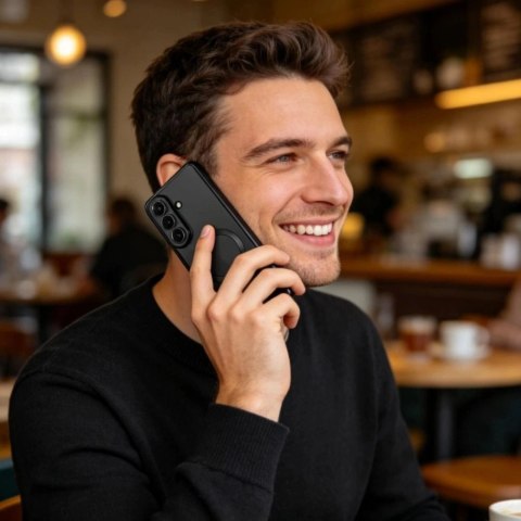 Etui Tech-Protect MagFlex na Samsung Galaxy S26 - przezroczysto-czarne