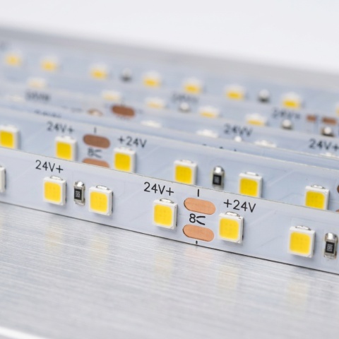 Taśma LED 24V 120LED 9.6W biała neutralna 4000K - 50m, HQS-9.6W-120LED-NW