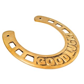 Podkowa szczęścia mosiężna 15cm - HS1