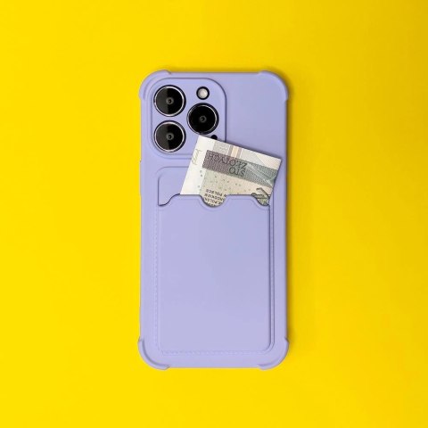 Card Armor Case etui pokrowiec do iPhone 11 Pro portfel na kartę silikonowe pancerne etui Air Bag czerwony
