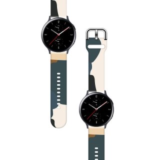 Pasek Strap Moro do Samsung Galaxy Watch 40 / 41 / 42 / 43 / 44 mm silikonowa bransoletka opaska do zegarka - wzór 13