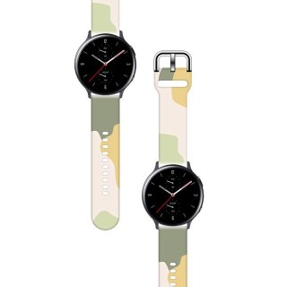 Pasek Strap Moro do Samsung Galaxy Watch 40 / 41 / 42 / 43 / 44 mm silikonowa bransoletka opaska do zegarka - wzór 14