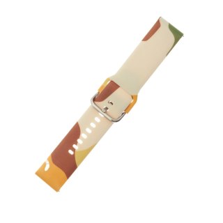 Pasek Strap Moro do Samsung Galaxy Watch 40 / 41 / 42 / 43 / 44 mm silikonowa bransoletka opaska do zegarka - wzór 16