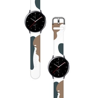 Pasek Strap Moro do Samsung Galaxy Watch 40 / 41 / 42 / 43 / 44 mm silikonowa bransoletka opaska do zegarka - wzór 1