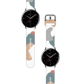 Pasek Strap Moro do Samsung Galaxy Watch 40 / 41 / 42 / 43 / 44 mm silikonowa bransoletka opaska do zegarka - wzór 2