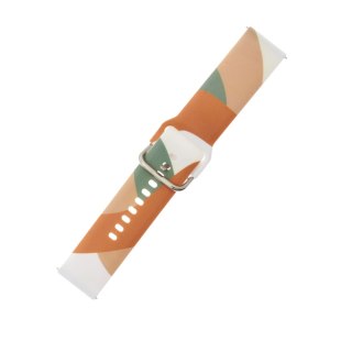 Pasek Strap Moro do Samsung Galaxy Watch 40 / 41 / 42 / 43 / 44 mm silikonowa bransoletka opaska do zegarka - wzór 3
