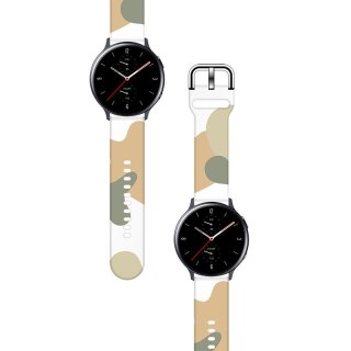 Pasek Strap Moro do Samsung Galaxy Watch 40 / 41 / 42 / 43 / 44 mm silikonowa bransoletka opaska do zegarka - wzór 6