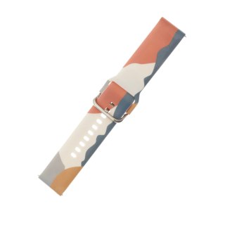 Pasek Strap Moro do Samsung Galaxy Watch 45 / 46 / 47 mm silikonowa bransoletka opaska do zegarka - wzór 15
